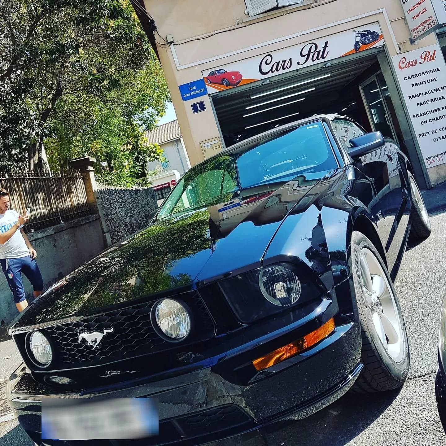 Mustang GT bleue