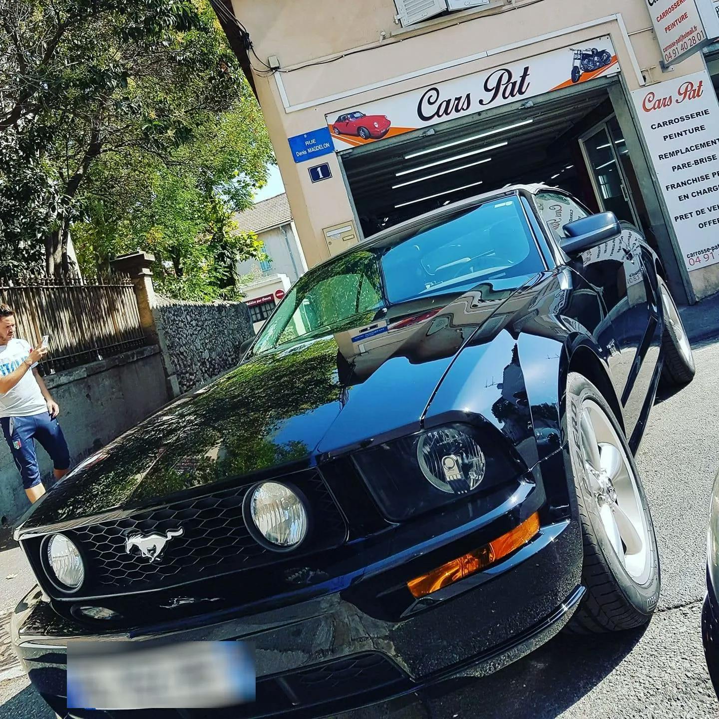 Mustang GT bleue